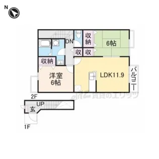 サンテルッツオ【203号室】の間取り