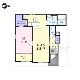 マーベラス ?【1階】の間取り