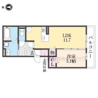 ルーエ【3階】の間取り