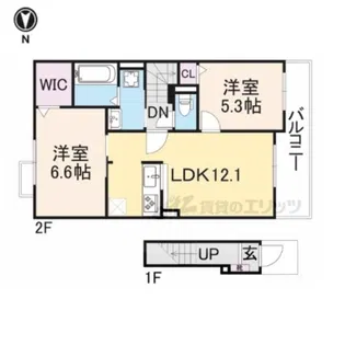 グランツ?【2階】の間取り