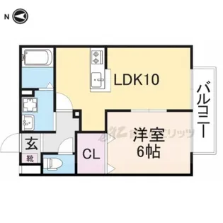 プランドール神楽【2階】の間取り