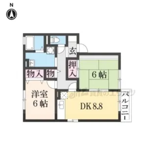 シーダヒルA棟【2階】の間取り