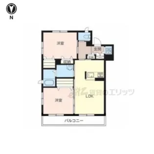 ヒルサイドテラス【3階】の間取り