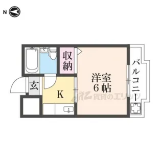 白樺ハイツ大宮?【1階】の間取り
