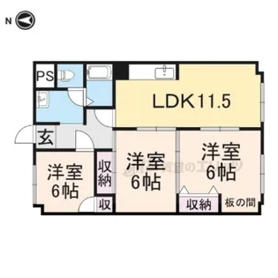 シャルムT.M【501号室】の間取り