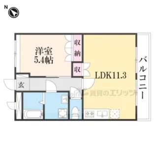 和【101号室】の間取り