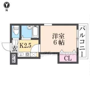 スタジオM【508号室】の間取り