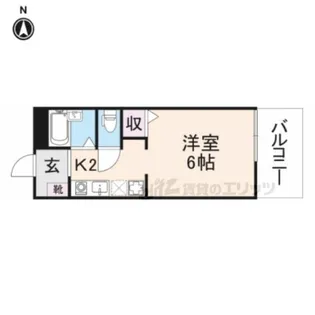 南国スターブル【2階】の間取り