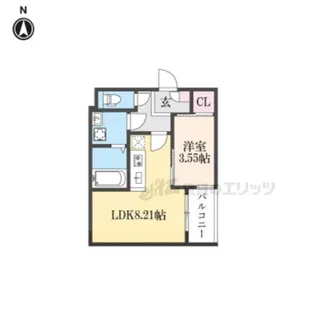REGALEST大和高田【2階】の間取り