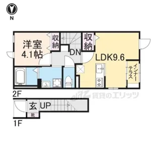 ニーノ【202号室】の間取り