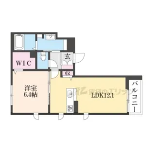 シャーメゾンnoa【201号室】の間取り