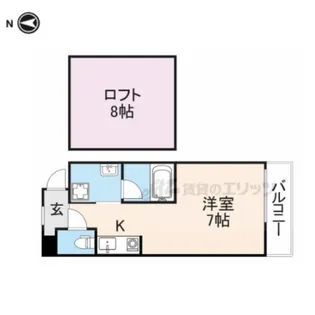 ウエストヴィレッジⅠ【301号室】の間取り