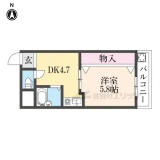 森田マンション【202号室】の間取り