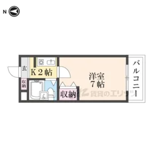 北羅マンション【3階】の間取り