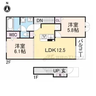 ソラーナ?【2階】の間取り