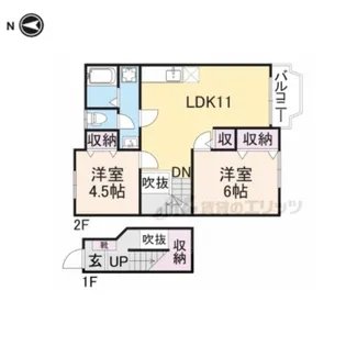 アムール?【2階】の間取り