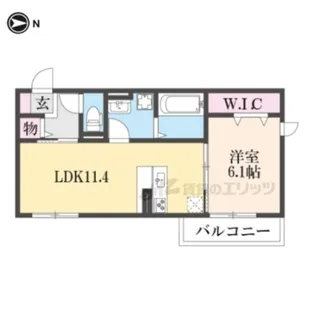 セントセシリア【3階】の間取り