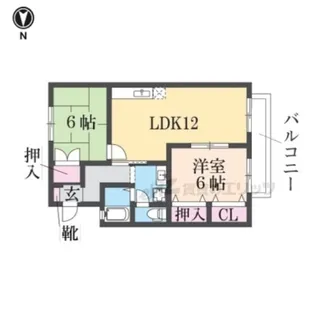 サザンウインド?【202号室】の間取り