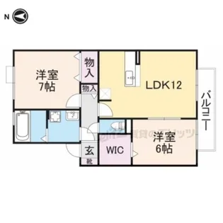 ヴェルジェ?棟【2階】の間取り