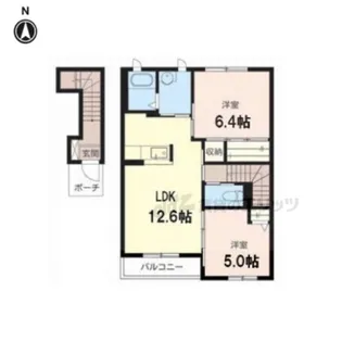 フェリーチェC【2階】の間取り