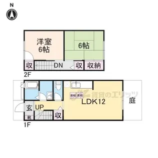 奈良県生駒市壱分町【テラスハウス】の間取り