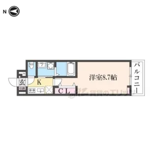 ジュピター【2階】の間取り