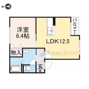 グランパルク【1階】の間取り