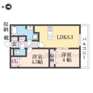 Act池田本町【3階】の間取り