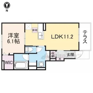 メープル ヴィラ【1階】の間取り