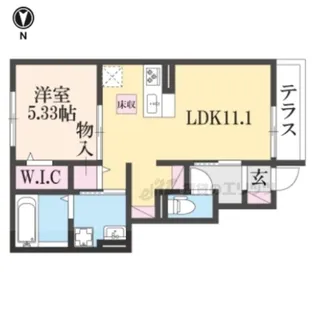 グレイスコーポ?【1階】の間取り