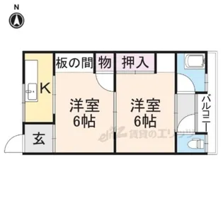 高宮マンション【3階】の間取り