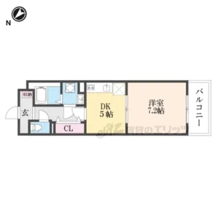 ヴィラ デュース【3階】の間取り