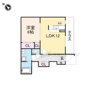 フローレンス【1階】の間取り