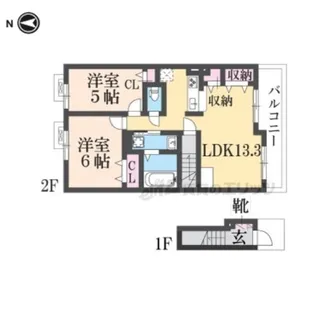 ラペッシェ【2階】の間取り