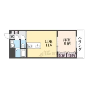 シャルレ7番館【4階】の間取り