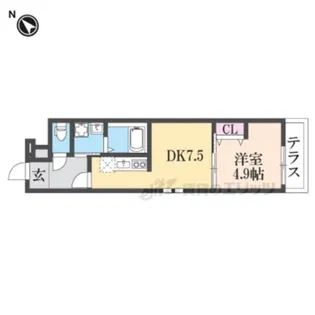 フジパレス萱島信和町?番館【201号室】の間取り