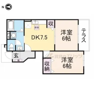 ヴェルドミール?【1階】の間取り