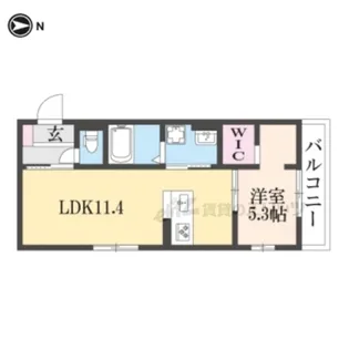 アイル京都山科【2階】の間取り