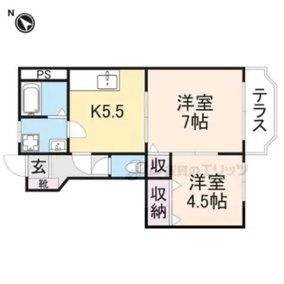 サニーヒル【1階】の間取り