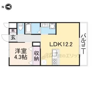センターアイランド【2階】の間取り