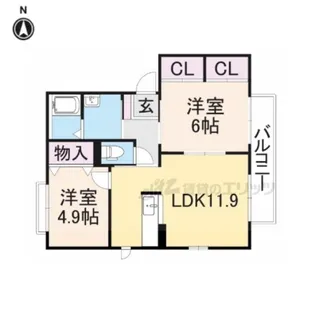 Happiness2番館【1階】の間取り