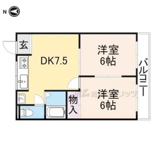 オスカー桜木A【5階】の間取り