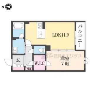 シャーメゾン 杉ケ町【303号室】の間取り