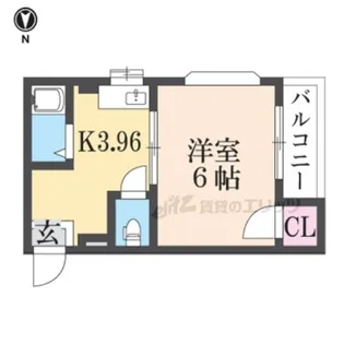 第一前田ハイム【304号室】の間取り