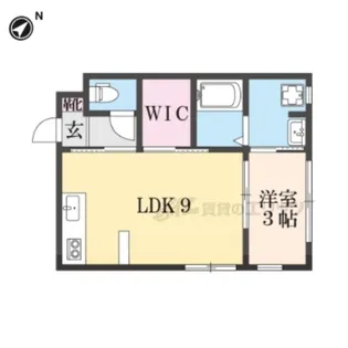 mlif列見【106号室】の間取り