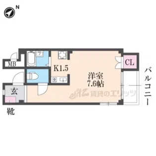 CityWing翼【202号室】の間取り