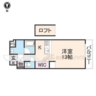 リーガパレス【411号室】の間取り