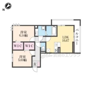 Maison Clair(メゾン・クレール)【3階】の間取り