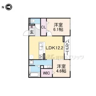 CASA SEON【303号室】の間取り