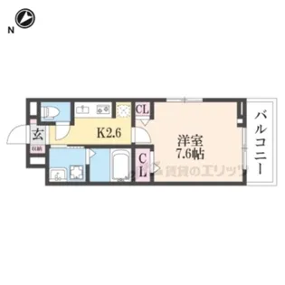 キューポスメゾン【3階】の間取り